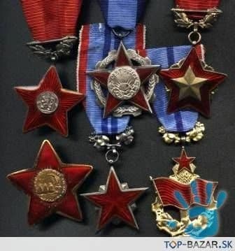 Kúpim staré socialistické vyznamenania, odznaky, zbierky a iné - 1