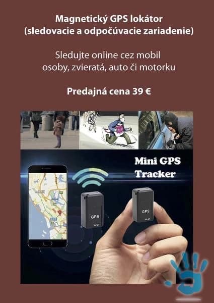 Magnetický GPS lokátor - sledovacie a odpočúvacie zariadenie - 1