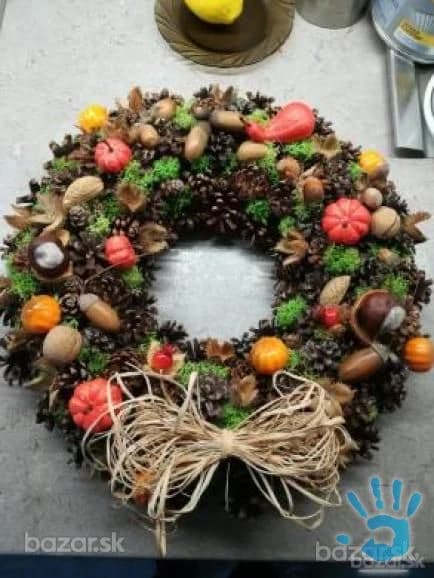 predam-hand-made-tekvickovy-jesenny-vencek-na-dvere