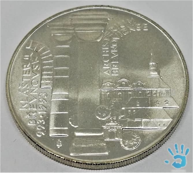 strieborna-minca-100-csr-1993-brevnovsky-klastor