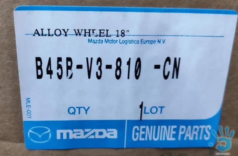 Nové originál disky Mazda 18" - 1