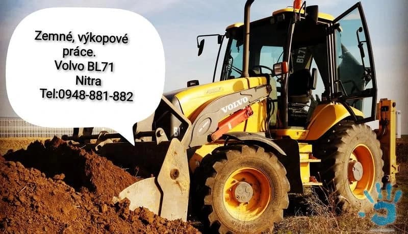 zemne-a-vykopove-prace-uprava-terenu-bager-volvo
