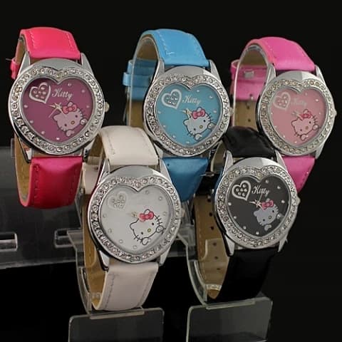 Hello Kitty hodinky srdce - 1
