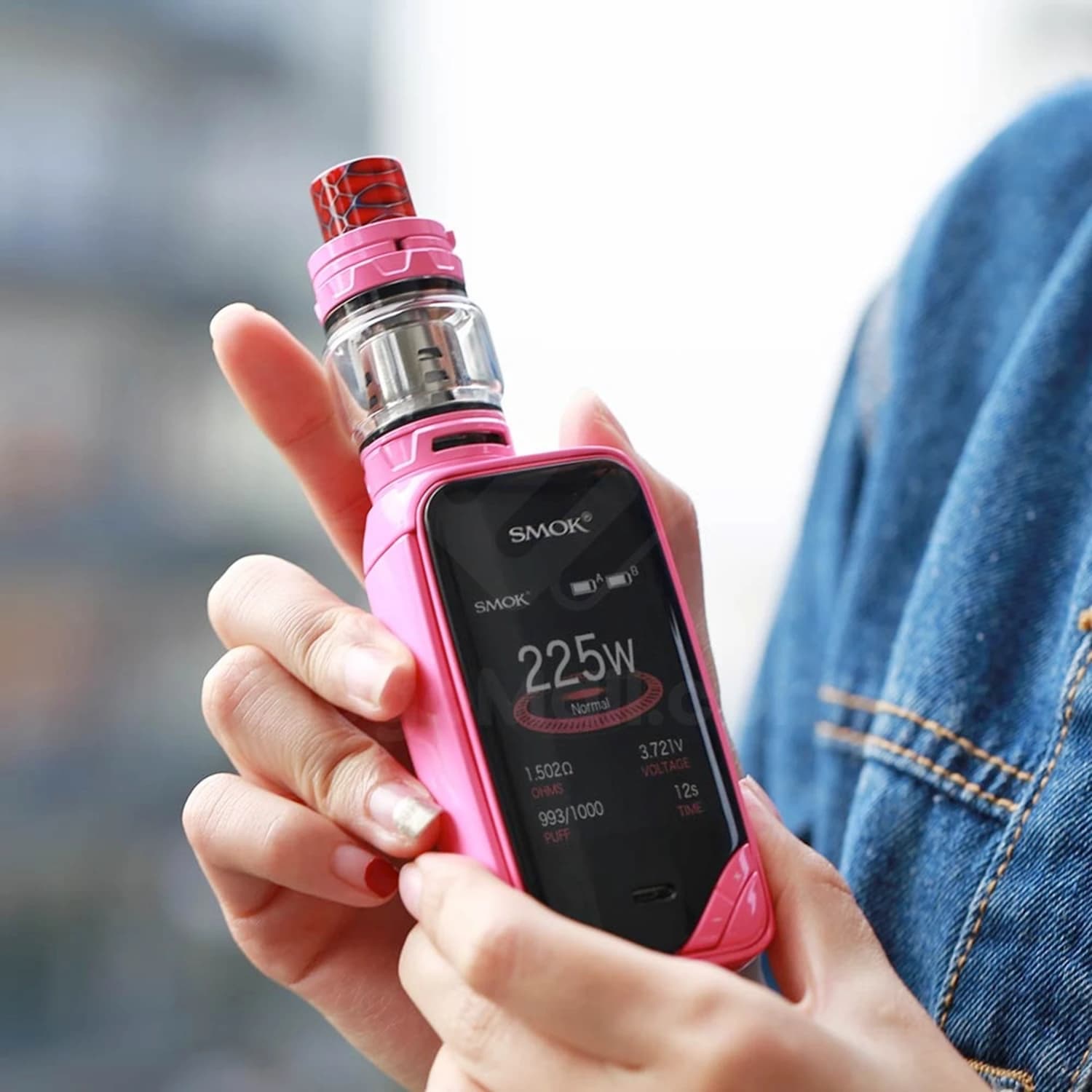 elektronicka-cigareta-vape-smok-x-priv-kit-pink
