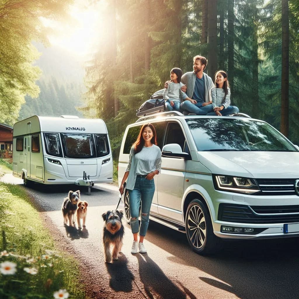 Prenajmem Vw caravelle t6 a obytné karavanové prívesy - 1