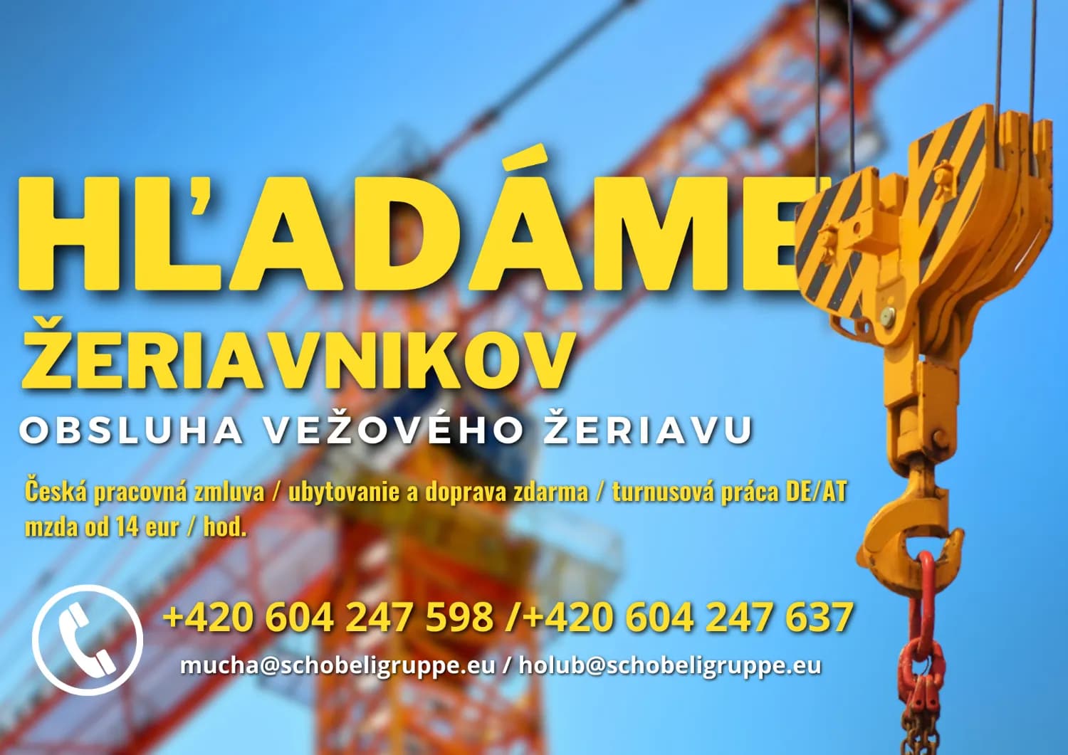 Žeriavnik -vežový žeriav - 1
