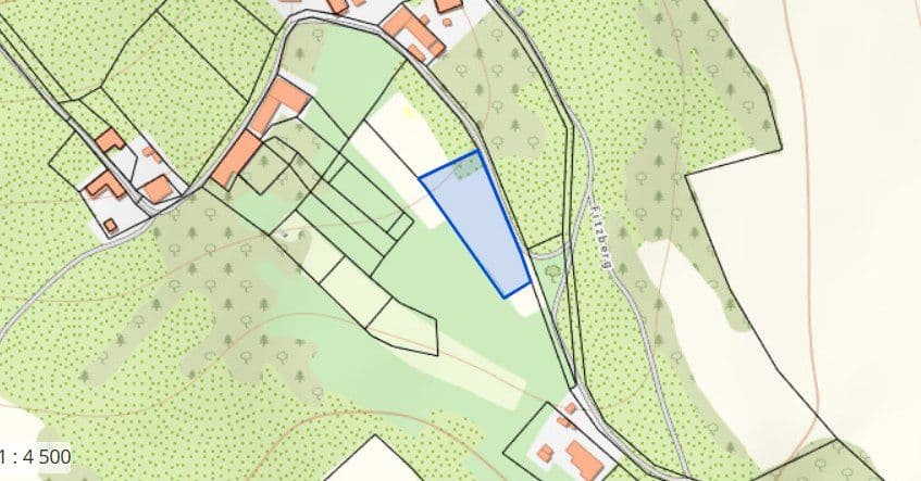 Na predaj oplotený pozemok - 2 391M2. Okres krupina - 1