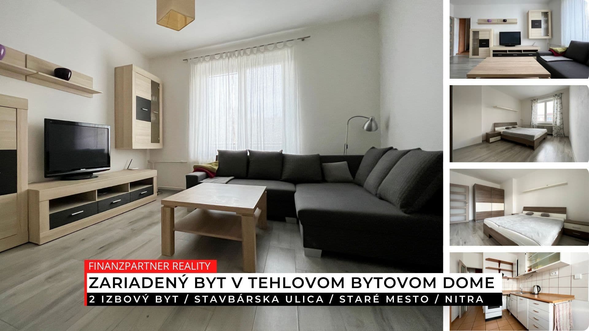 Zariadený 2 izbový byt, Stavbárska, Nitra - 1