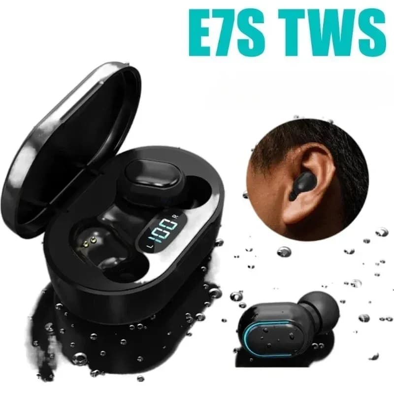 Vylepšené bezdrôtové slúchadlá Tws e7S bluetooth s nabíjacím boxom. - 1
