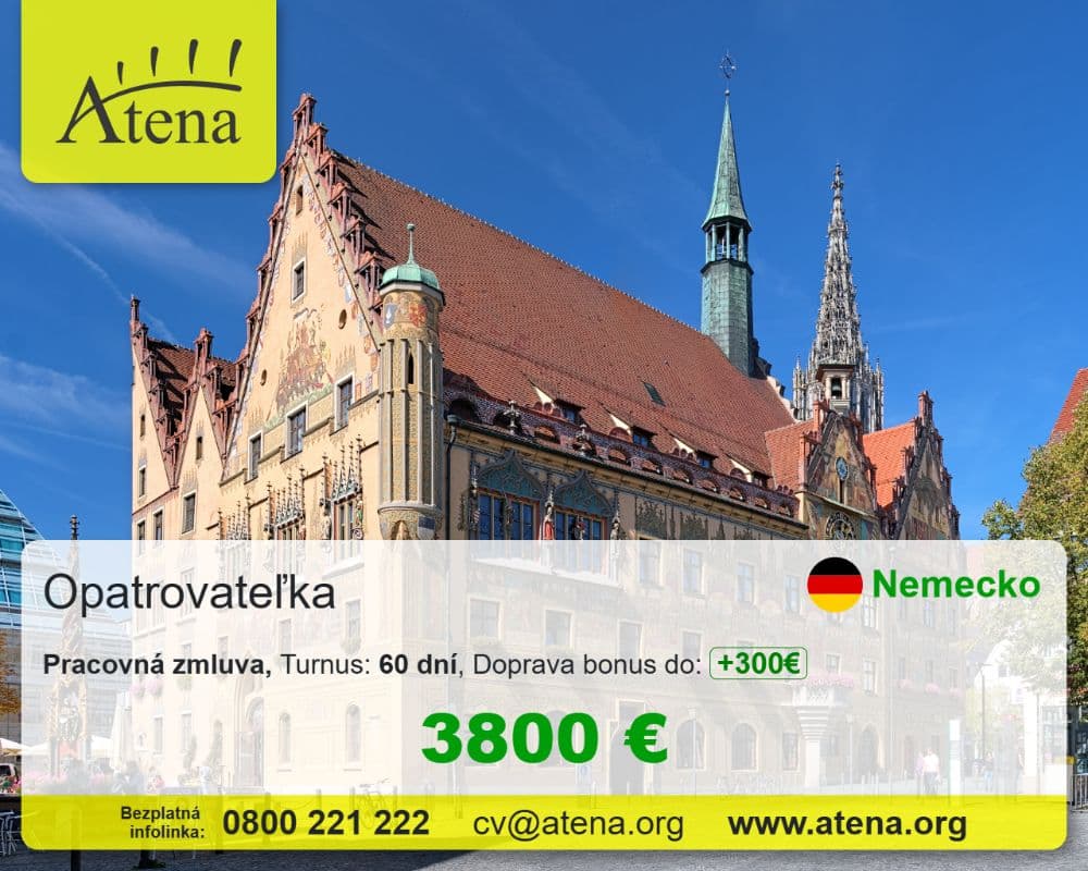 Práca pre opatrovateľky - 1
