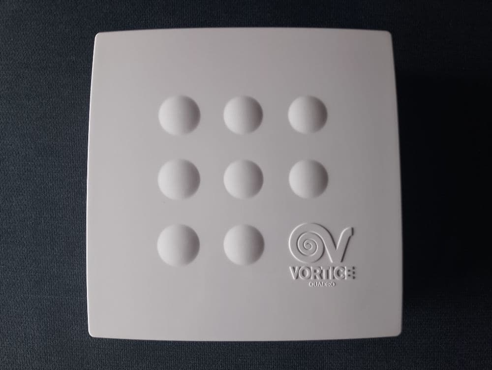 Nástenný/stropný dvojrýchlostný odsávací ventilátor Vortice Quadro 2 Medio (11944) – nepoužité, talianska kvalita za 150 € - 1