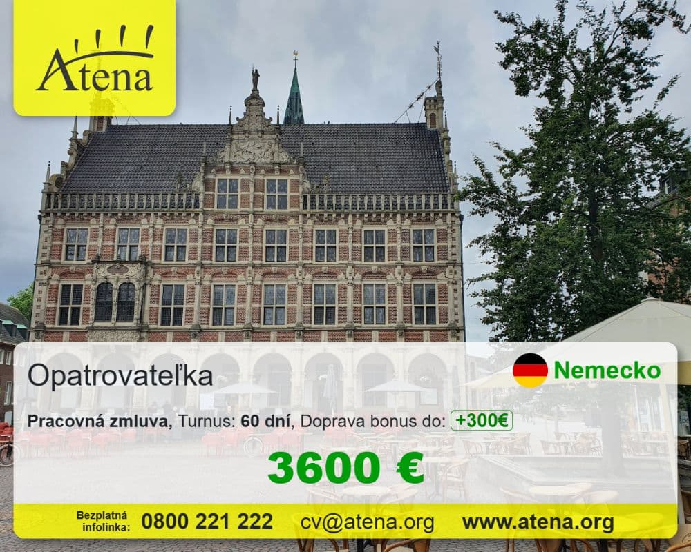 Práca pre opatrovateľky - 1
