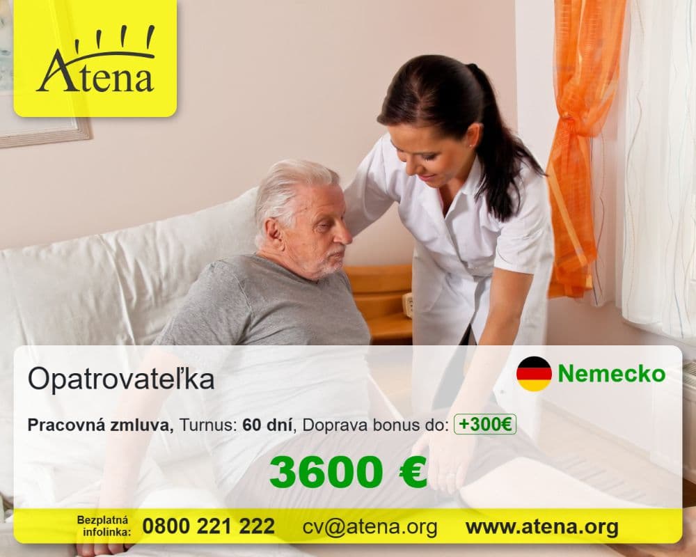 Práca pre opatrovateľky - 1