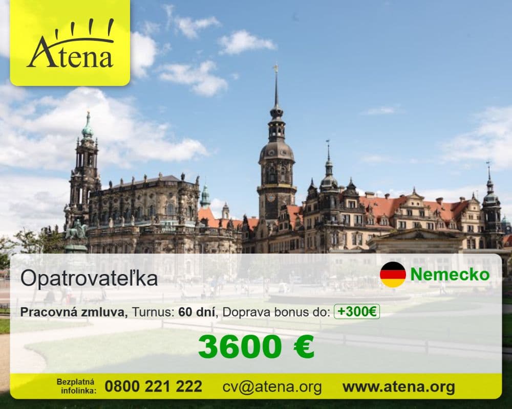 Práca pre opatrovateľky - 1
