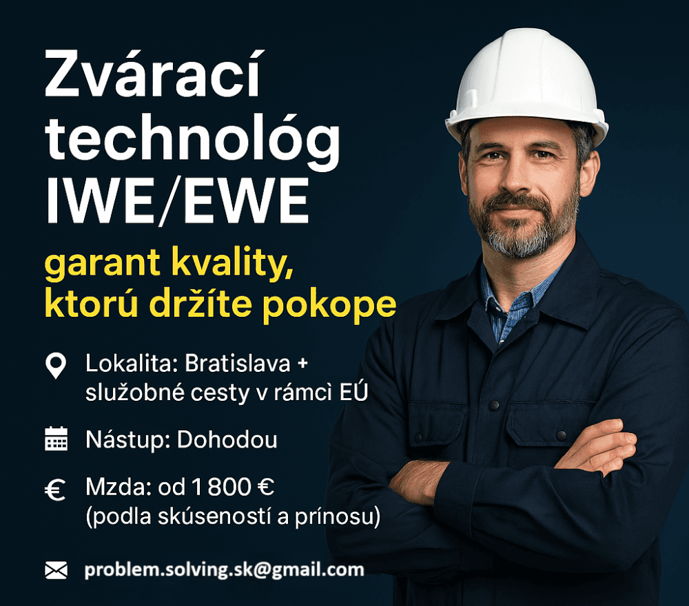 Zvárací technológ IWE/EWE – garant kvality, ktorú držíte pokop - 1