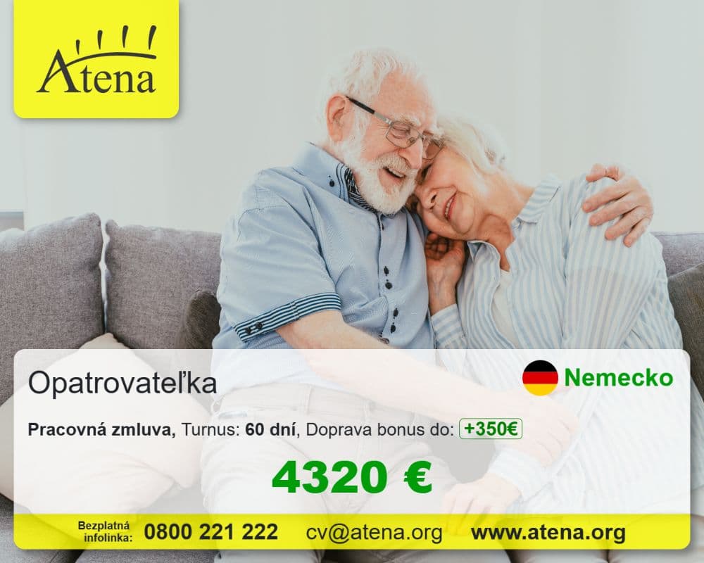 Práca pre opatrovateľky - 1
