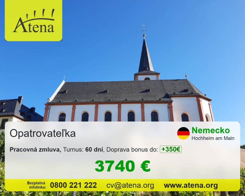 Práca pre opatrovateľky - 1