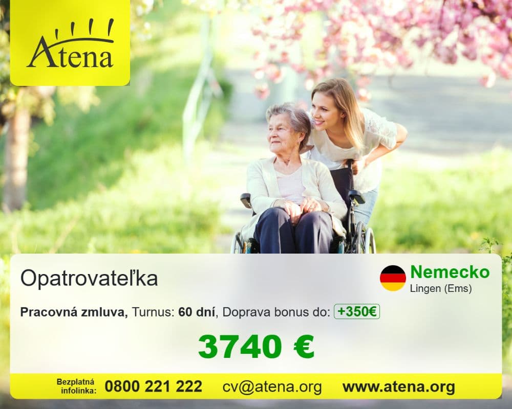 Práca pre opatrovateľky - 1
