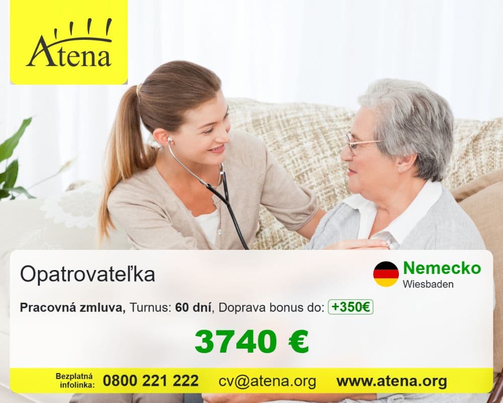 Práca pre opatrovateľky - 1