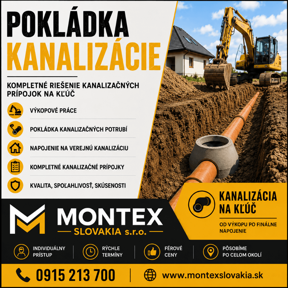 🚧 Kanalizačné prípojky na kľúč 🚧 - 1
