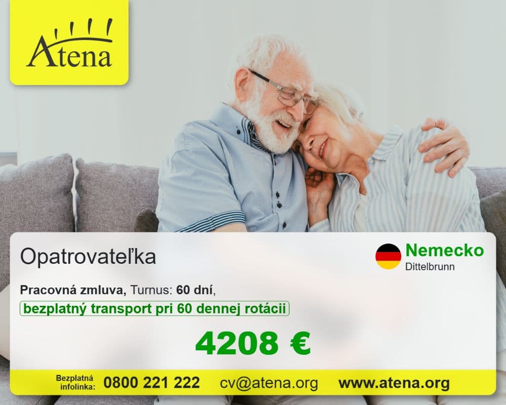 Práca pre opatrovateľky - 1